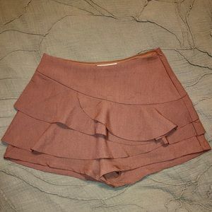 Flowy Tan Skort